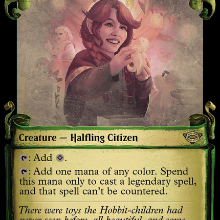 Delighted Halfling [The Lord of the Rings: Tales of Middle-Earth Showcase Scrolls]