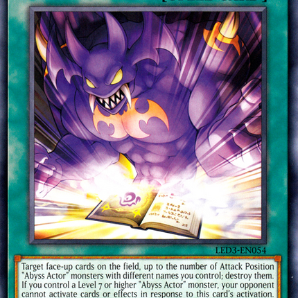 Abyss Script - Rise of the Abyss King [LED3-EN054] Common