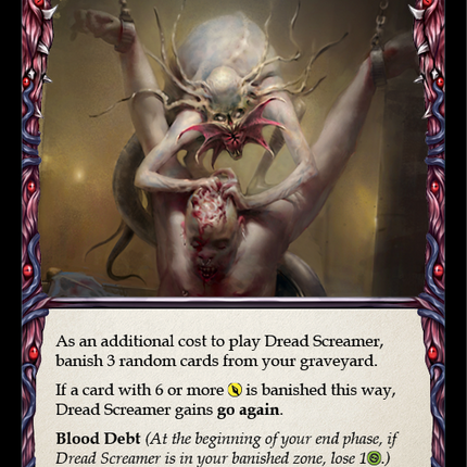 Dread Screamer (Blue) [U-MON143] (Monarch Unlimited)  Unlimited Normal