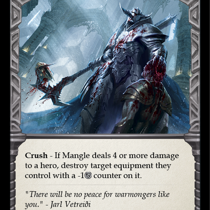 Mangle [CRU026] (Crucible of War)  1st Edition Rainbow Foil