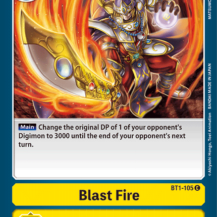 Blast Fire [BT1-105] [Release Special Booster Ver.1.0]
