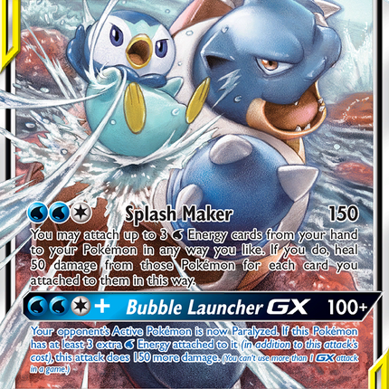 Blastoise & Piplup GX (38/236) [Sun & Moon: Cosmic Eclipse]