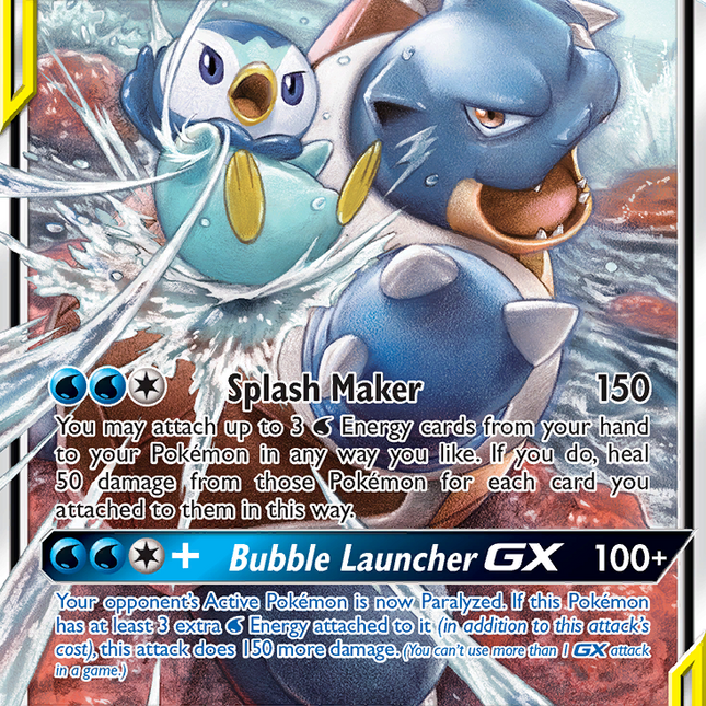 Blastoise & Piplup GX (38/236) [Sun & Moon: Cosmic Eclipse]