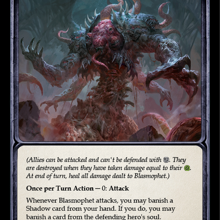 Blasmophet, the Soul Harvester // Ursur, the Soul Reaper [MON219