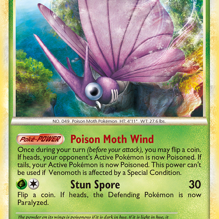 Venomoth (11/102) [HeartGold & SoulSilver: Triumphant]