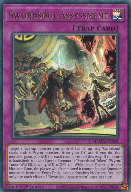 yugioh swordsoul cards LIMITED: Token Special Summon 1 LIGHT Spellcaster monster from your hand or GY whose ATK equals its own DEF The Iris Swordsoul | Card