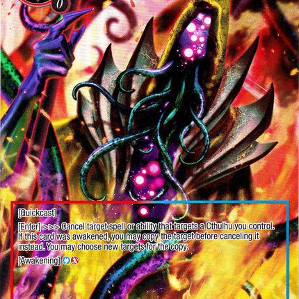 Hastur, Messenger of Madness (Full Art) (MSW-086) [The Magic Stone War - Zero]