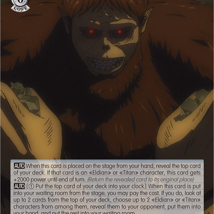 Beast Titan: Supreme Artillery [Attack On Titan: Final Season]