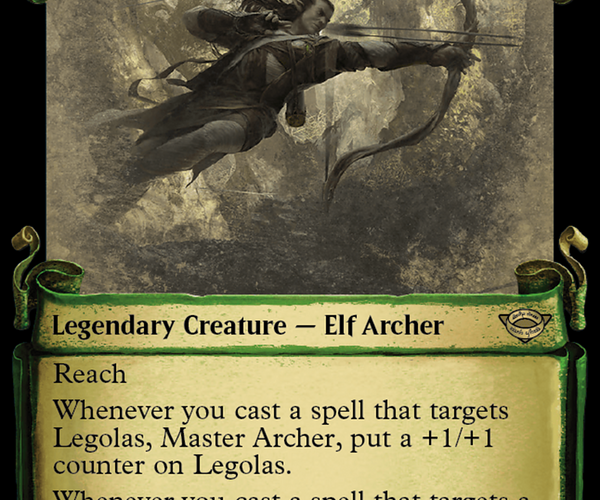 legolas card mtg Legolas, Master Archer [The Lord of the Rings: Tales of Middle-Earth S –  TokenMTG