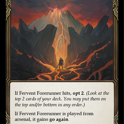 Fervent Forerunner (Blue) [ARC184-C] (Arcane Rising)  1st Edition Normal