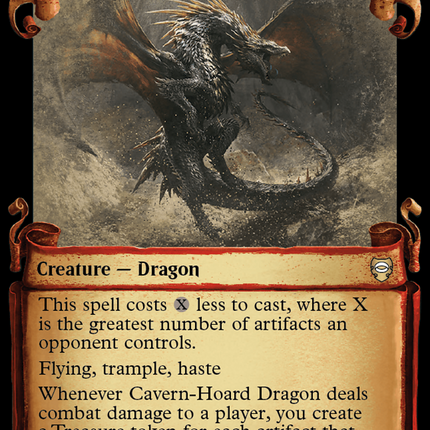 Cavern-Hoard Dragon [The Lord of the Rings: Tales of Middle-Earth Commander Showcase Scrolls]