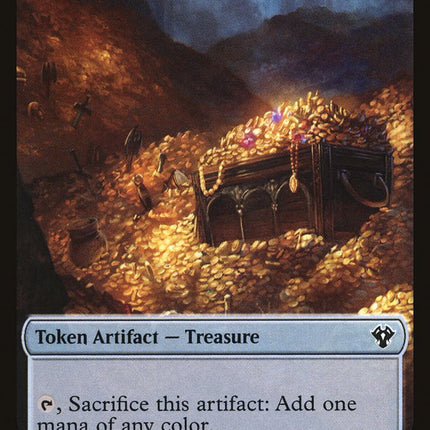 Saproling // Treasure Double-Sided Token [Commander 2020 Tokens]