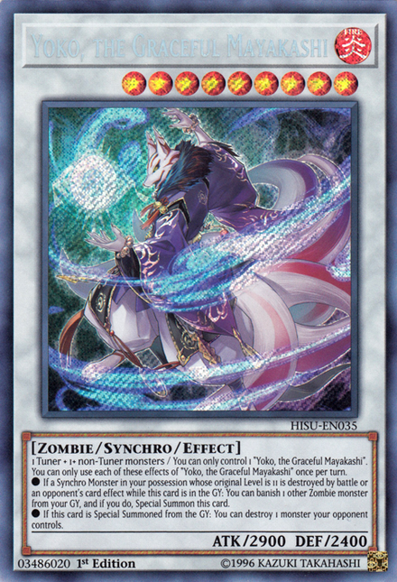 mayakashi yugioh deck Yoko, the Graceful Mayakashi [HISU-EN035] Secret Rare – TokenMTG