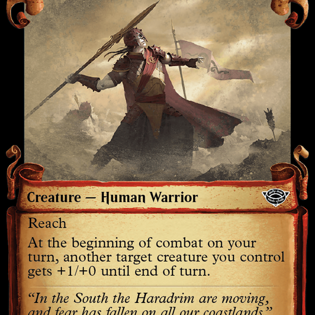 Haradrim Spearmaster [The Lord of the Rings: Tales of Middle-Earth Showcase Scrolls]