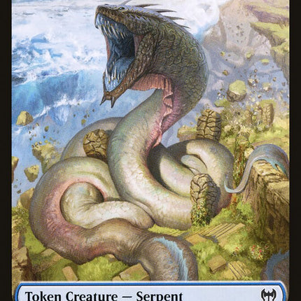 Elf Warrior // Koma's Coil Double-Sided Token [Kaldheim Tokens]