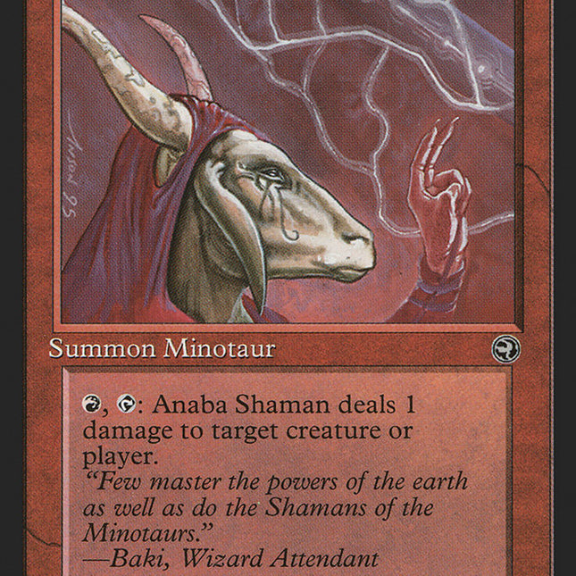 Anaba Shaman (Baki Flavor Text) [Homelands]