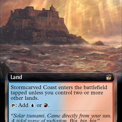 Stormcarved Coast (Extended Art) (Surge Foil) [Doctor Who]