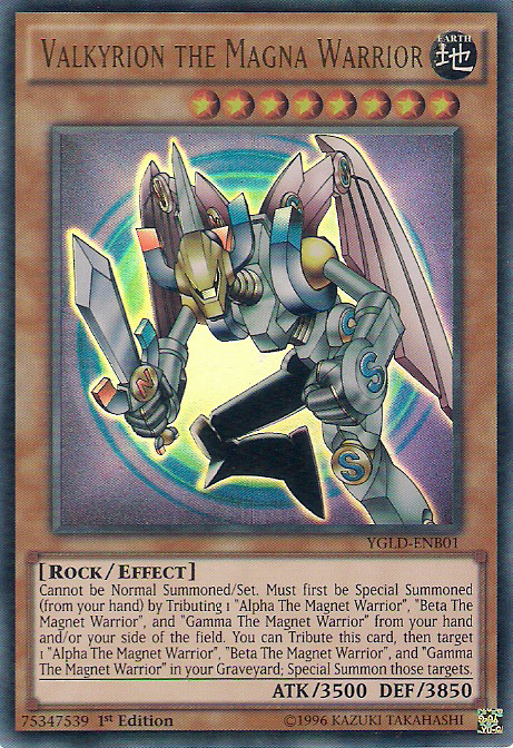 Valkyrion the Magna Warrior [YGLD-ENB01] Ultra Rare – TokenMTG