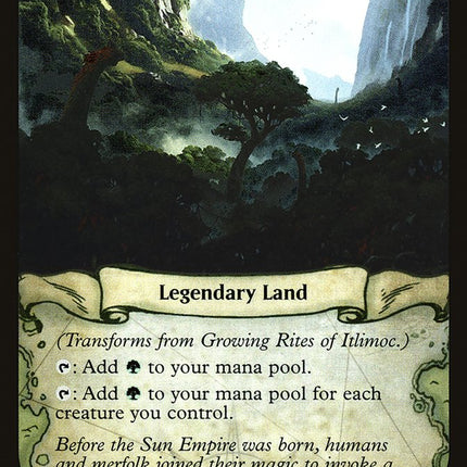 Growing Rites of Itlimoc // Itlimoc, Cradle of the Sun [Ixalan Prerelease Promos]