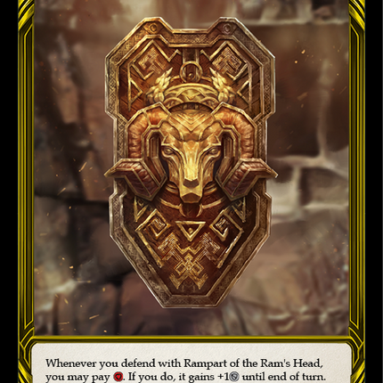 Rampart of the Ram's Head (Golden) [FAB049] (Promo)  Cold Foil