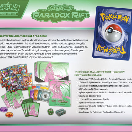 Scarlet & Violet: Paradox Rift - Elite Trainer Box (Iron Valiant)