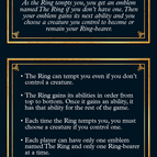 The Ring [The Lord of the Rings: Tales of Middle-Earth Tokens] – TokenMTG