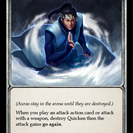 Quicken [U-CRU196] (Crucible of War Unlimited)  Unlimited Rainbow Foil