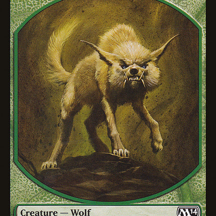Wolf Token [Magic 2014 Tokens]