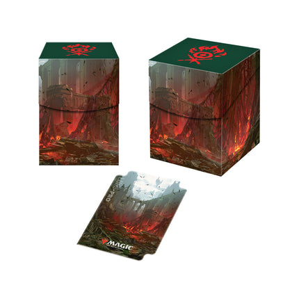 Ultra PRO: Deck Box - PRO 100+ (Guilds of Ravnica - Gruul Clans)