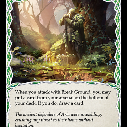 Break Ground (Blue) [U-ELE133] (Tales of Aria Unlimited)  Unlimited Normal