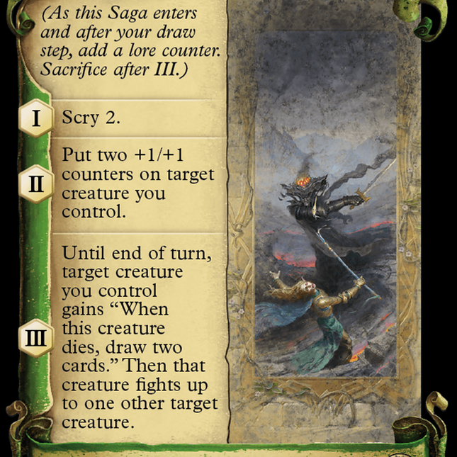 Fall of Gil-galad [The Lord of the Rings: Tales of Middle-Earth Showcase Scrolls]