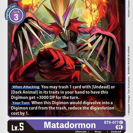 Matadormon [BT9-077] [X Record]
