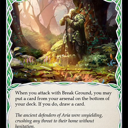 Break Ground (Yellow) [ELE132] (Tales of Aria)  1st Edition Normal