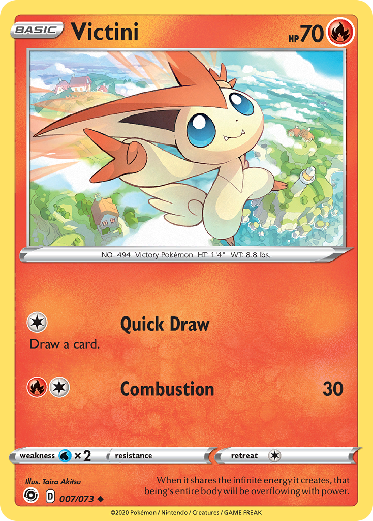 shiny victini pokemon card TCG/Victini/Tag All Stars (SM12a-020) / Japanese Single : Toys & Games end display Victini (007/073) [Sword & Shield: