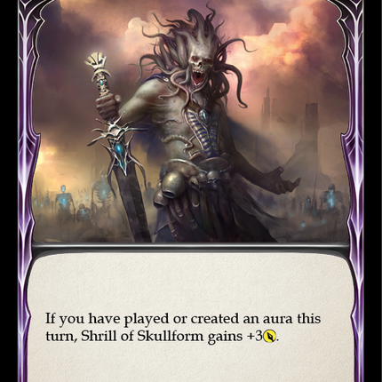 Shrill of Skullform (Red) [EVR116] (Everfest)  1st Edition Normal