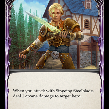 Singeing Steelblade (Red) [ELE230] (Tales of Aria)  1st Edition Normal