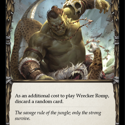 Wrecker Romp (Yellow) [U-WTR030] (Welcome to Rathe Unlimited)  Unlimited Rainbow Foil