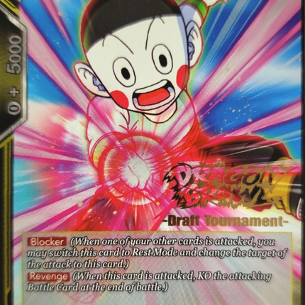 Chiaotzu, Gallant Pupil (Dragon Brawl Draft Tournament Gold Stamped) (DB1-069) [Promotion Cards]