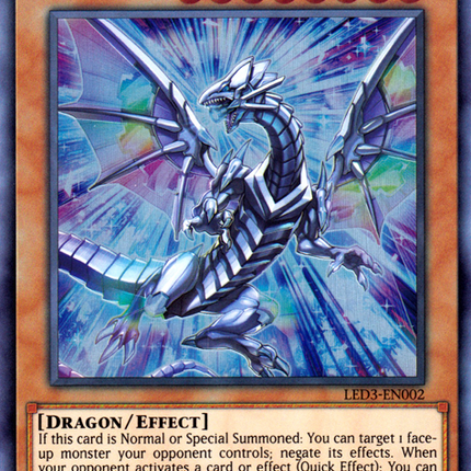 Blue-Eyes Solid Dragon [LED3-EN002] Ultra Rare