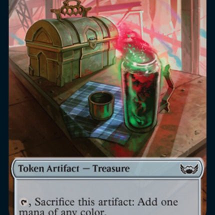 Ooze (026) // Treasure (015) Double-Sided Token [Streets of New Capenna Commander Tokens]