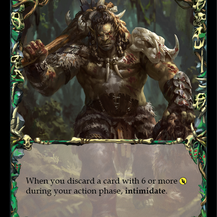 Rhinar, Reckless Rampage [HER001-P] (Promo)  1st Edition Cold Foil