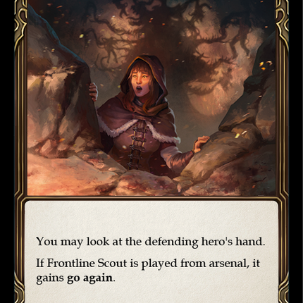 Frontline Scout (Red) [U-MON272-RF] (Monarch Unlimited)  Unlimited Rainbow Foil