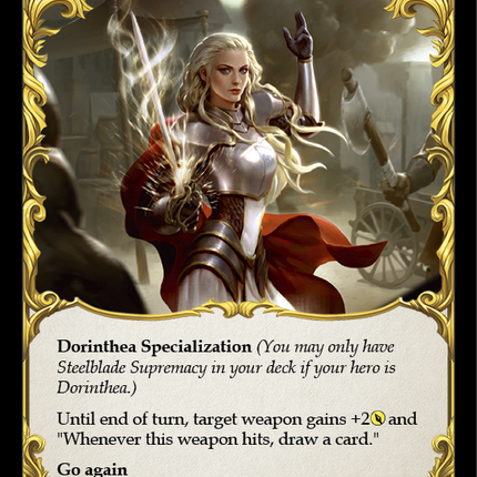 Steelblade Supremacy [U-WTR119] (Welcome to Rathe Unlimited)  Unlimited Rainbow Foil