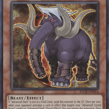Advanced Crystal Beast Amber Mammoth [BLCR-EN014] Secret Rare