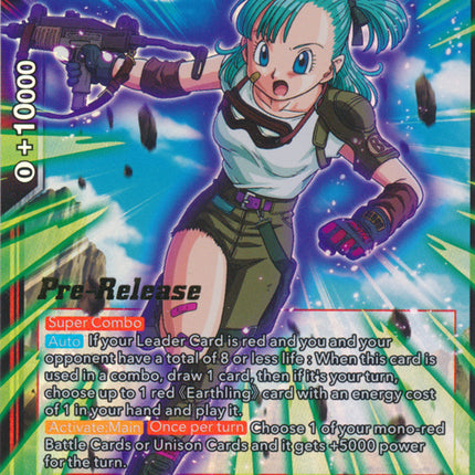 Bulma, Out Adventuring (BT10-012) [Rise of the Unison Warrior Prerelease Promos]
