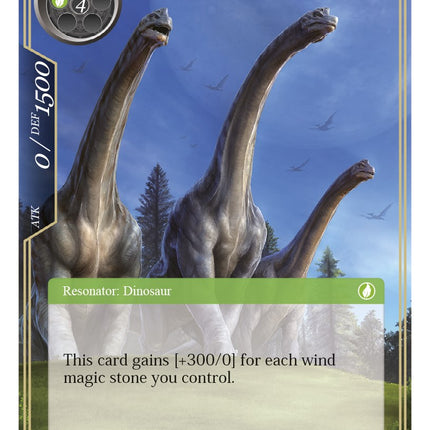 Herbivorous Beast, Silomosaurus (WOM-069) [Winds of the Ominous Moon]