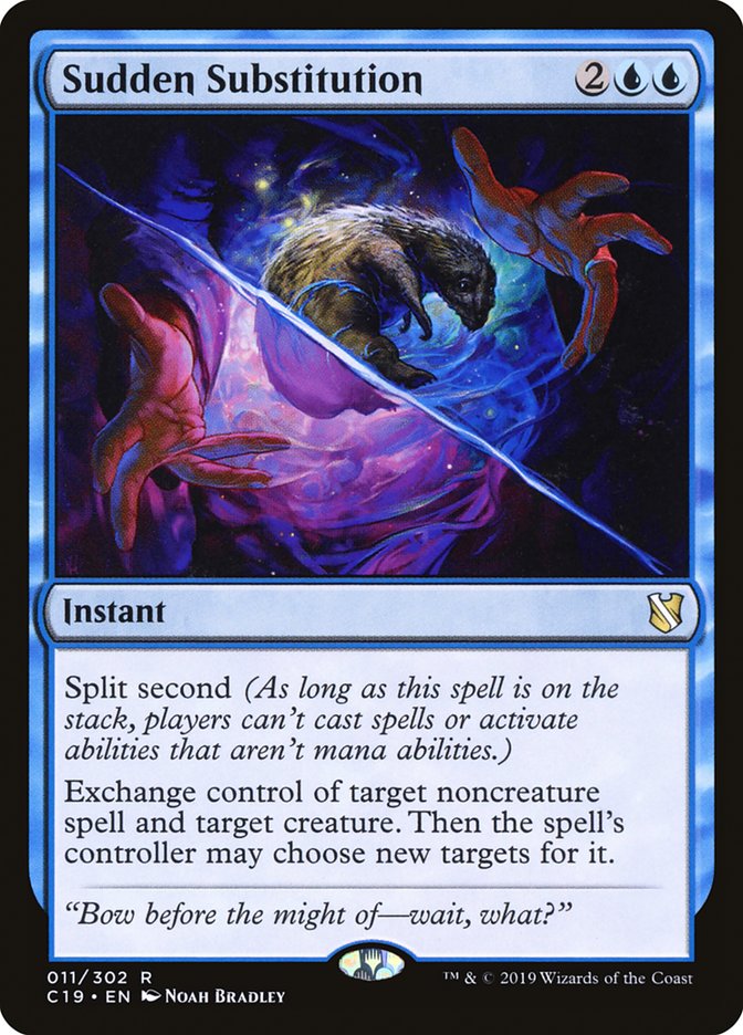 Sudden Substitution [Commander 2019] – TokenMTG