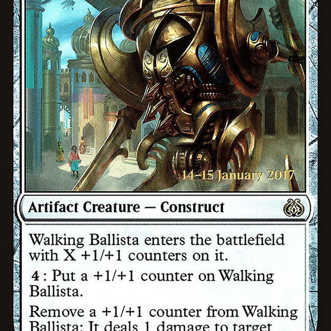 mtg cards like walking ballista Walking Ballista [Aether Revolt Prerelease Promos] – TokenMTG