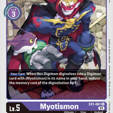 Myotismon [EX1-061] (Winner Pack X Record) [Classic Collection Promos]