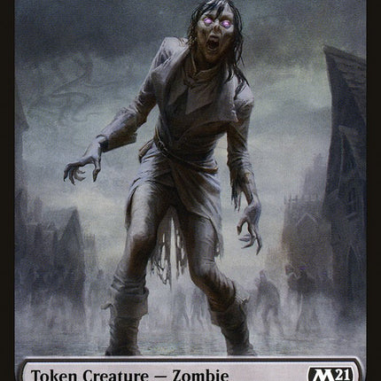 Demon // Zombie Double-Sided Token [Core Set 2021 Tokens]
